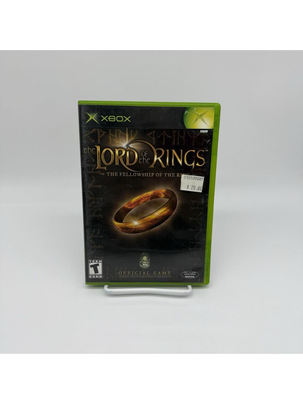 Lord of the Rings The Fellowship of the Ring Microsoft XBOX Complete Great Shape